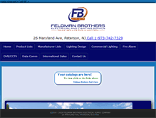 Tablet Screenshot of feldmanbros.com